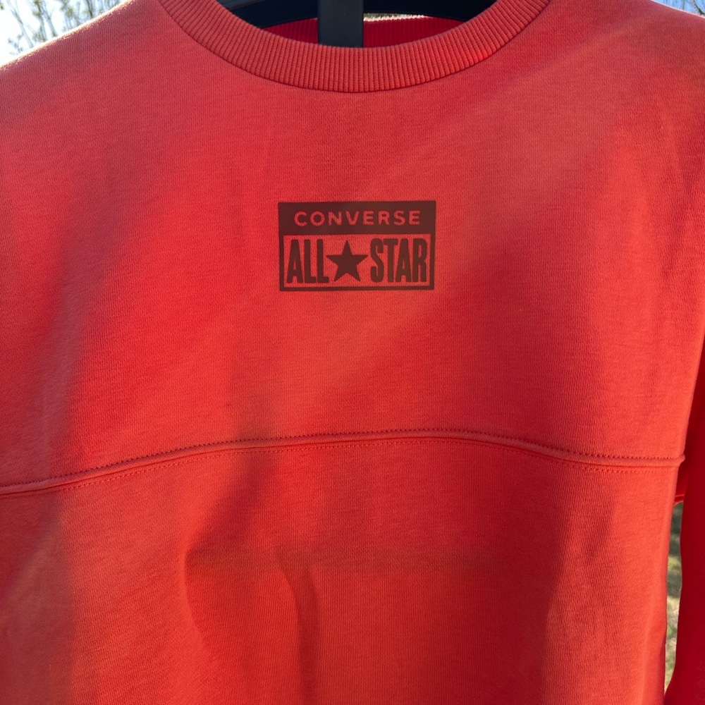 Converse Boys Large Orange Sweatshirt. NWT! - Picture 2 of 2